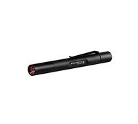 Ledlenser P4X - LED AAA Battery Operated Professional Pen Torch, 120 Lumens Pocket Torch, P4X Flash Light, Powerful Inspection Torch, Work Light, Up to 20 Hours Working Time (Black)