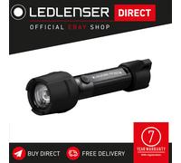 Ledlenser P5R Work 480 Lumens LED Rechargeable Torch inc belt clip and holster [EEK: A]