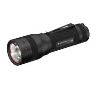 Ledlenser P7 SE LED Torch, 500lm, AAA Battery Powered, 320m Beam, IP54 | Up to 25h Run Time, Adjustable Focus, 3 Light Modes, 175g, IP54, Belt Pouch Inc, Flashlight For Hiking, Dog Walking, Camping