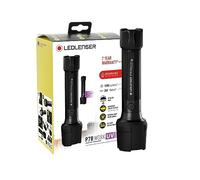 Ledlenser P7R Work UV | 2020 | LED Rechargeable Torch inc Auxiliary Ultra Violet Light, Super Bright 1200lm, Up to 60h Battery, 240m Beam, IP68 Waterproof Flashlight, Impact Resistant, High CRI
