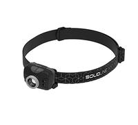 Solidline SH5 LED Headlamp, High Power LED, Focusable, Pivoting Lamp Head, 350 Lumens, 190 m Light Range, 25 Hours Light Time, Includes Battery Pack