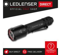 Ledlenser TAC6R Tactical Torch Rechargeable, 2000lm, 6 Modes & Strobe, 370m Beam