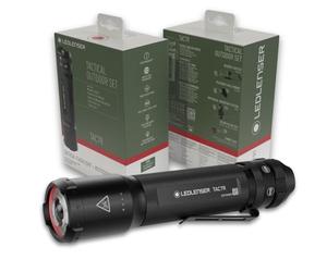 Ledlenser TAC7R Tactical Rechargeable Torch, 3200lm, Outdoor Set, RGB Mode