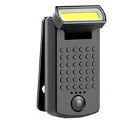 Ledlenser W1R Police Work Torch Rechargeable LED, 220lm White COB inc Blue Flash Function, 360° Magnetic Swivel, USB-C, IP54, 2h Fast Charge, 61g Compact Clip Work Light, Security, Emergency Services