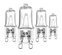 LEDLOCLB 10 G9 Halogen Bulbs, 110V 230V Warm White Dimmable 2700 K 20W 40W 60W, 360° Beam Angle,220V -20W,4pcs