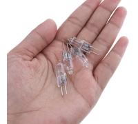 LEDLOCLB 10 Pcs/lot Halogen G4 Bulb DC 12V Type G4 Halogen 20W Clear Each Bulb Comes with Inner Box, Suitable for Home Decoration.,Warm White 2800-3200k,20W-10pcs
