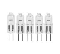 LEDLOCLB 5pcs G4 Halogen Bulbs 6V 10W 20W 30W dimmable high Brightness Bulbs for Microscope Light Torches 6V-30W