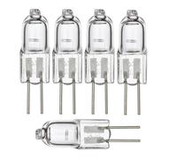 LEDLOCLB G4 Halogen Bulb, 110V 220V 35W 50W2 pin Transparent Capsule Bulb, Halogen Glass Bulb, Suitable for lamp Replacement, 5pcs 35W -5pcs 220V