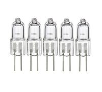 LEDLOCLB G4 Halogen Bulb 6v 10w 20w,cri98 Microscope Light Source, G4 Double Pin Interface, for Biological Microscope(5PCS/6V-10W)