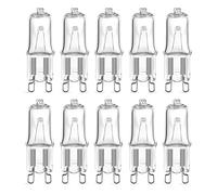 LEDLOCLB G9 Halogen Bulb Dimmable Warm White 2800K110V-220V 20W 40W 60W Suitable for Chandeliers, Candlesticks, Cabinet Lighting 5pcs,60 W,110V -10pcs