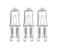 LEDLOCLB G9 Halogen Bulb for Microwave and Oven Dimmable Warm White 2800K 480LM Lamp Replacement 5PCS,25W,110V 3pcs