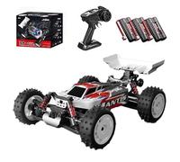 Ledovan 70 km/h Remote Controlled Car Adults, 2.4 GHz Brushless Motor Offroad Racing Car, 1:16 Monster Truck All Terrain RC Crawler, S911 Pro, 3 Batteries (Red)