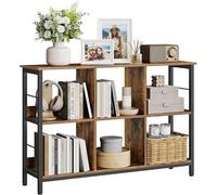 LEDREM Bookcase, Bookshelf, Ladder Shelf 4-Tier, Display Storage Rack Shelf, For Office, Living Room, Bedroom,industrial