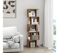 LEDREM Bookshelf, 6-Tier Bookcase, 24 X 40 X 159 Cm, Room Divider, Cube Display Shelf, Freestanding Storage Shelf, For Living Room