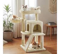 LEDREM Cat Tree, Cat Tower, Widened Perch For Large Cats