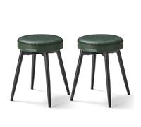 LEDREM Ekho Collection - Dining Stools Set Of 2, Upholstered Kitchen Stools
