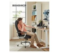 LEDREM Qffice Chair, Desk Chair, Gaming Chair With Armrests, Swivel Computer Chair, Executive Office Chair, Adjustable Height