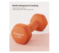 Orange Dumbbell Set