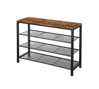 LEDREM Shoe Rack, Shoe Rack, Shoe Organizer, Storage, 100 X 30 X 72 Cm, For Entryway, Living Room, Bedroom, Simple Structure