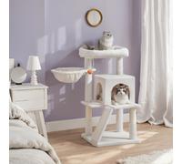 Ledrem Small Cat Tree, Cat Tower With Widened Perch For Large Cats Indoor, Kittens, Scratching Posts And Ramp