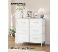 LEDREM This Modern Chest Of Drawers Effortlessly Integrates Into Various Spaces As A Stylish Storage Solution
