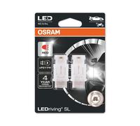 OSRAM LEDriving® SL, ≜ P27/7W, Red, LED signal lamps, Off-road only, non ECE, Double Blister
