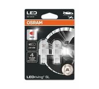 OSRAM LEDriving SL, LED Signal Lamps, Off-Road Only, Non ECE, Double Blister, Red, W16W