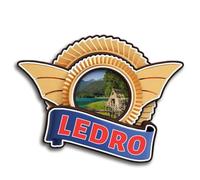 Ledro Trentino-Alto Adige Italy Wooden Fridge Magnet Funny 3D Handmade City Travel Souvenirs Crafts Refrigerator Stickers Home Office Decor Collection Gift