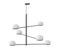 LEDS-C4 Coco Chandelier hanging light, black/white