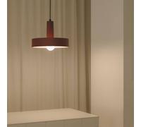 LEDS-C4 hanging light Keops 1, terracotta matt, Ø 28 cm, aluminium