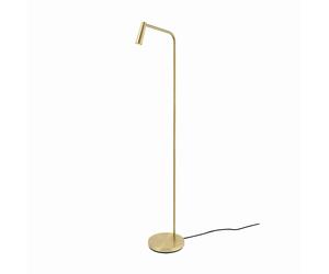 LEDS-C4 LED floor lamp Gamma, gold matt, 2,700 K, steel