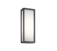 LEDS C4 Skat Outdoor LED Box Wall Lantern Urban Grey, White IP65 21.8W 2700K