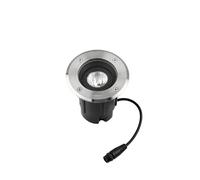 LEDS-C4 LED recessed floor light Gea Easy, 827, grey, Ø 12.5 cm