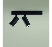 LEDS C4 Simply 2 bodies Twin Spotlight Metallic Black GU10 7W