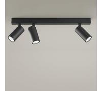 LEDS C4 Simply 3 bodies Spotlight 4 Light Bar Metallic Black GU10 7W