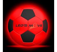 LED'S MOVE LED Luminous Football Light Up Ball with Light, LED Football Glow in The Dark, Luminous Toy, Size 5, LS2 Traditional Model (Soccer)