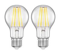 ledscom.de 2 Pieces E27 LED Bulb, A60, White (4000 K), 7.3 W, 1020lm, 3-Step dimmer