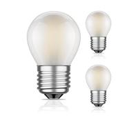 ledscom.de 3X E27 LED Bulb, G45, Warm White (2700 K), 4 W, 477lm, Frosted
