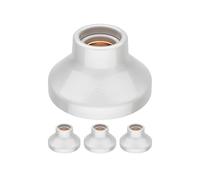 ledscom.de 4 Pieces Ceiling Light/lamp Holder Elektra, Porcelain, White Glossy, 1x E27 max. 300W