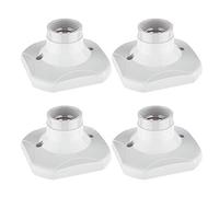 ledscom.de 4 Pieces Ceiling Light/lamp Holder Elektra, White, 1x E27 max. 60W