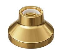 ledscom.de Ceiling Light/lamp Holder Elektra, Porcelain, Shiny Gold, 1x E27 max. 300W