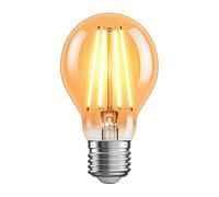 ledscom.de E27 LED Bulb, A60, Extra Warm White (2400 K), 7 W, 778lm, 3-Level dimmer, Gold-Coloured