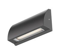 ledscom.de LED wall Light/Staircase Light SEGIN for Outdoors, IP54, Flat, Downlight, Anthracite matt, Angular, 3.8 W, 265lm, Warm White