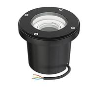 ledscom.de Recessed Floor Light BOFU for Outdoors, IP67, swivelling, Black, Round, 150mm Ø, 1x GU10 max. 15W