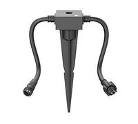ledscom.de Twilight Sensor IP44 Plug-in System NEMO in round Spike, Brightness Sensor for Outdoors, Day/Night Switch for Garden Lighting