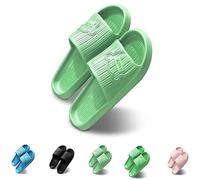 LEDSone 1 Pcs Beach Flip Flop Shower Slippers for Women Men Quick-Drying Havaianas Shoes Anti-Slip Bathroom Indoor Use Slippers- EU 3-4