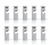 LEDSone 10 Pack Ceiling Cable Mount White Hook for Swag Pendant and Chandelier Lighting Minimalist Cord Keeper Swag Hook for Ceiling and Wall Modern Ceiling Hooks for Swag Light Easy Fit.