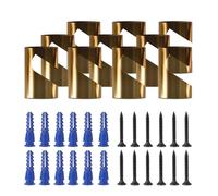 LEDSone 10 Pcs Decentralizer Pendant Light Cable Hooks Ceiling or Wall-Mounted Metal V Hooks for Fabric Electrical Cables, Hanging Pendant Lights, Cable Clips & Lighting Fixture Organizer.