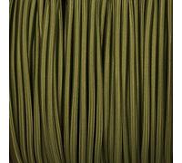 LEDSONE 1M/3.28FT Vintage Braided Flex Cable, 2 Core Italian Braided Fabric Electrical Wire for DIY Lamps, Industrial Pendant Lights, Wall Lights, Appliances (Army Green)