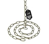 LEDSone Chandelier Light Chain 32mm x 17mm for Lighting Ceiling Lights Pendant Light Open Link Suspension Hanging Chain (Antique Brass)